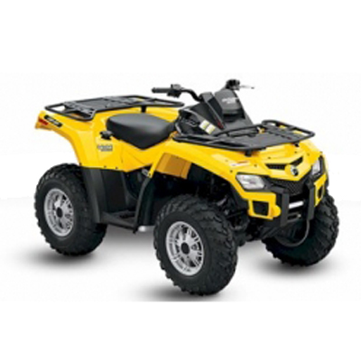 Can Am Outlander 500/650/800 Gen 1 (2006-2012) Seat Cover – Yellow & Black Gripper Style – Made In USA #297